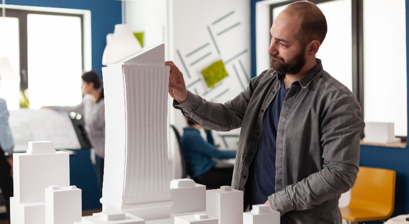 architect planning his development