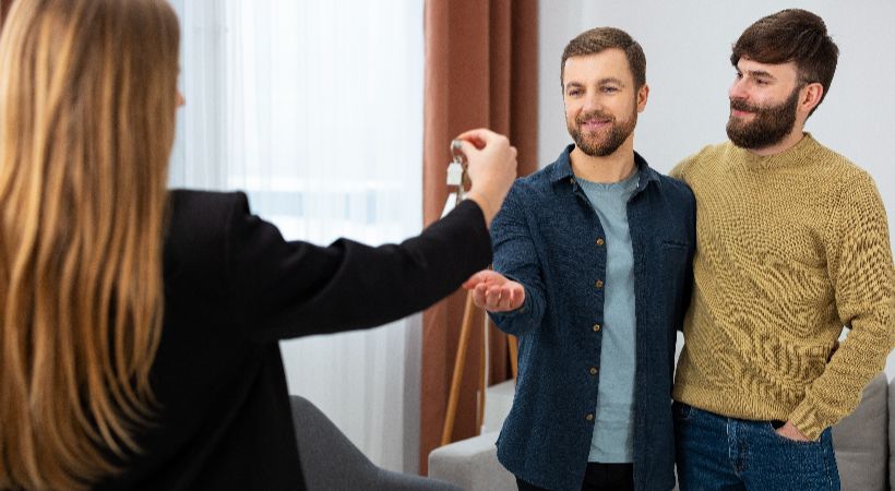 Investors making a purchase