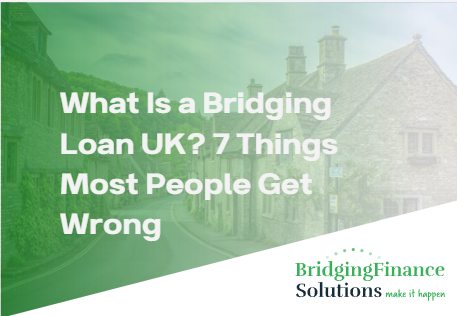 Bridging finance solutions