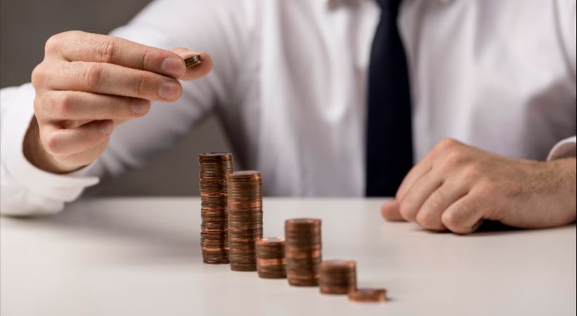 someone working through their finances before a loan