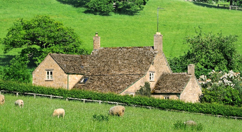 Rural home in the countryside.