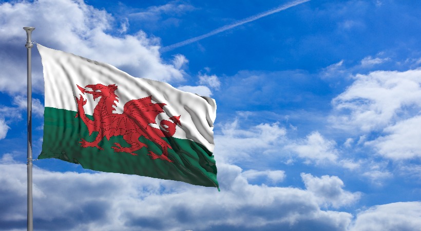 Welsh flag.